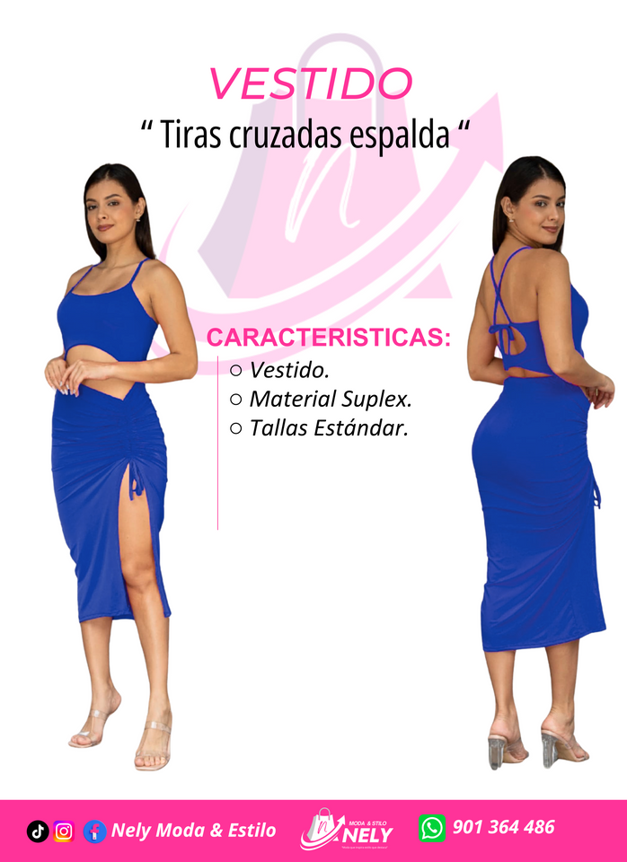 VESTIDO CON TIRAS