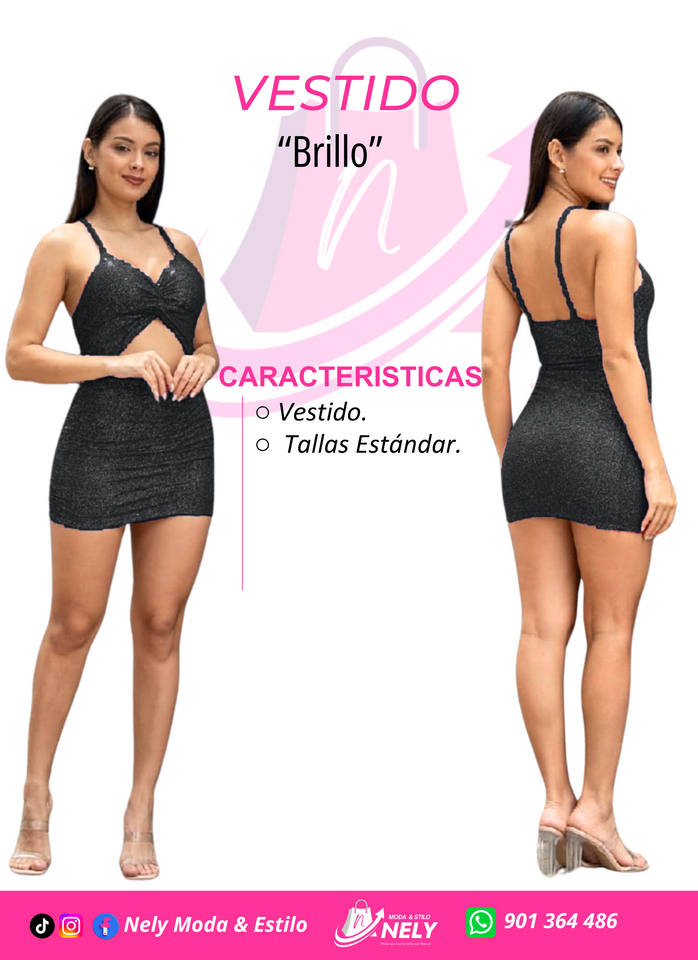 VESTIDO BRILLO