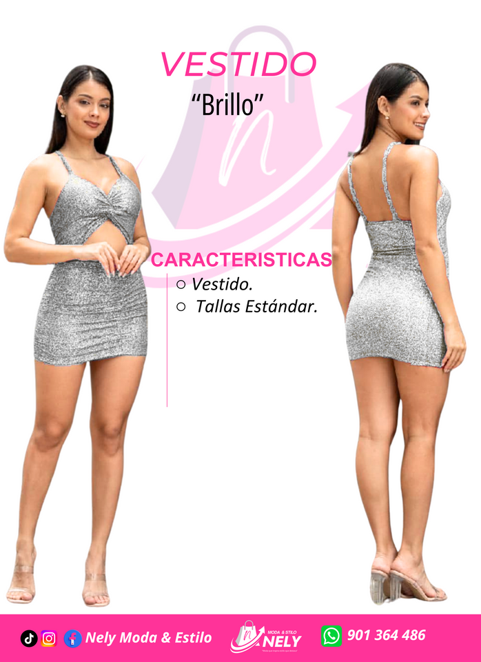 VESTIDO BRILLO